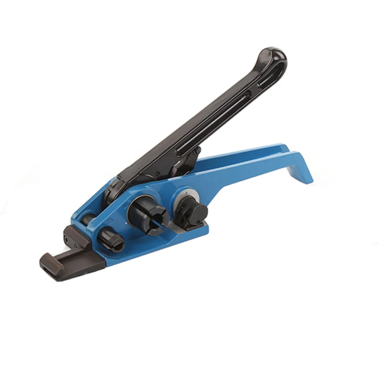 JPQ19R Manual Tensioner 19mm Wire Buckles Ratchet Cord Strap Polyester Strapping Tool With Nose