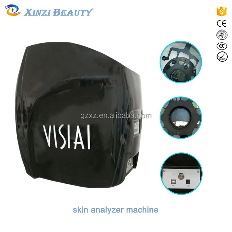 quantum resonance magnetic analyzer scanner machine 3D facial skin analysis UV RGB PL spectrum canon