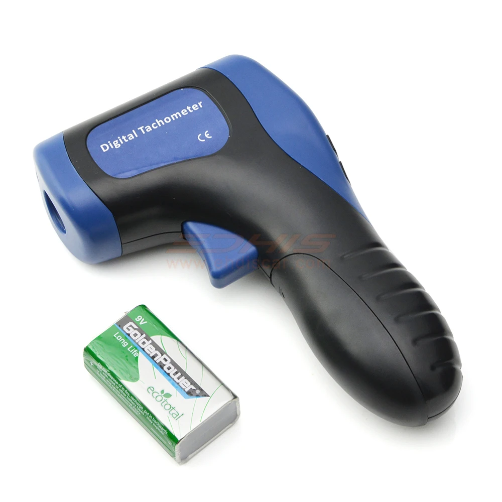 ЖК-Цифровой бесконтактный Лазерный Тахометр 99.999 ОБ./МИН. Точность