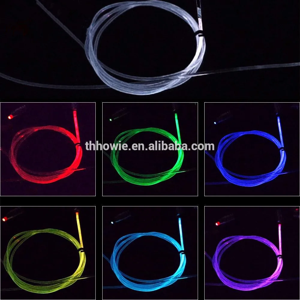RGB LED Car Interior Neon EL Wire Strip Light Dashboard Colorful Atmosphere Lamp Sound Active APP Control Kit