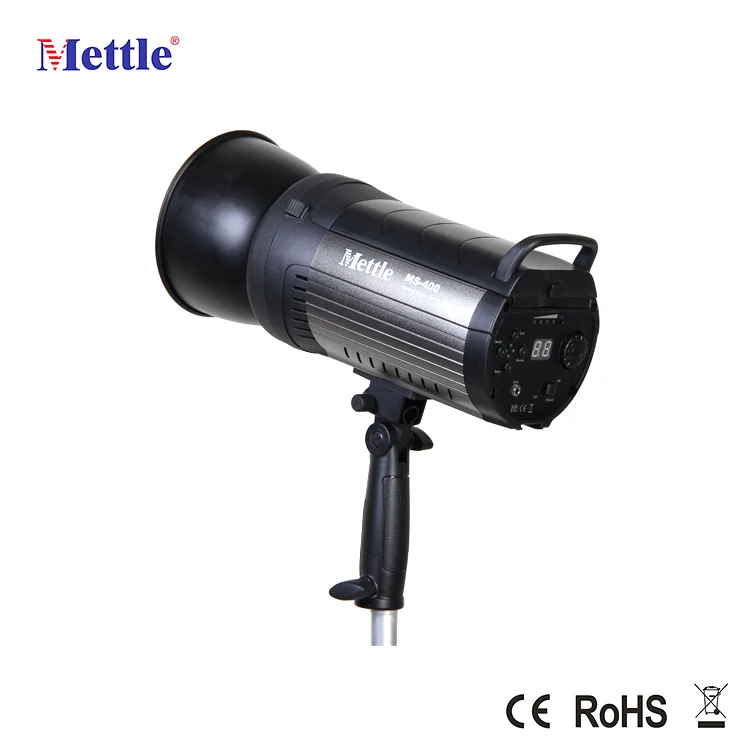 Mettle MS-400 Moving Studio Flash Light for Photography with Battery