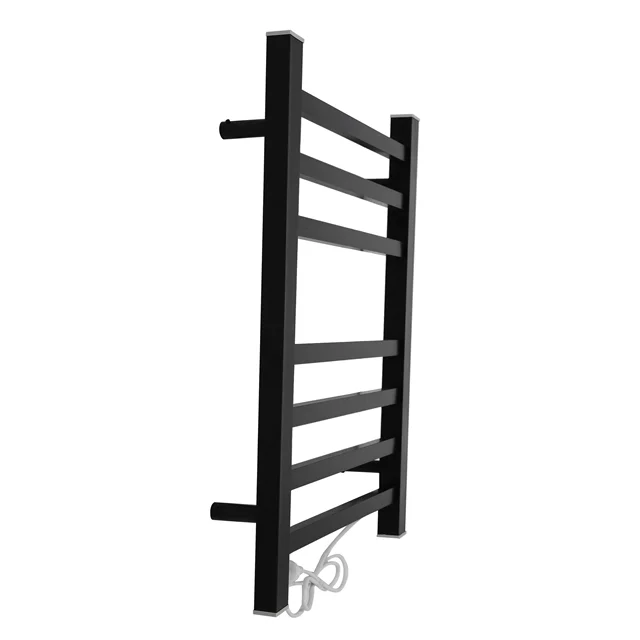 Настенный нагреватель для полотенец EVIA для ванной комнаты, черный окисленный Электрический нагреватель для полотенец