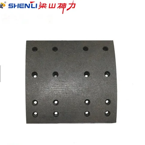 
4516 19365 19366 brake lining for trailer heavy duty truck axle 