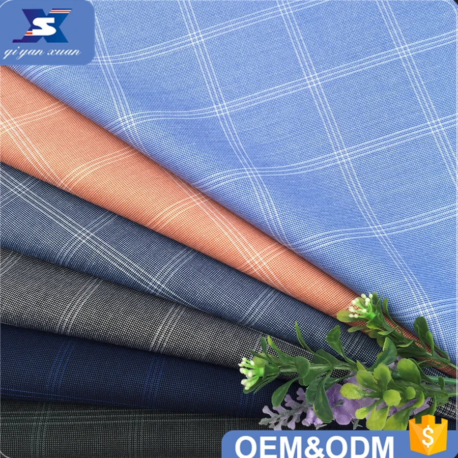 Оптовая продажа, новый клетчатый Блейзер яркого цвета для мужского костюма из полиэстера, вискозы, спандекса, поставщик текстильной компании Гуанчжоу