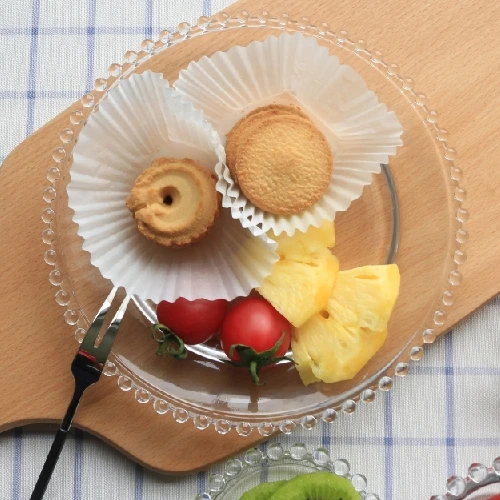 Inch bulk round decorativewholesale gold silver beaded 13 inch clear wedding gold glass charger plates for wedding decoration