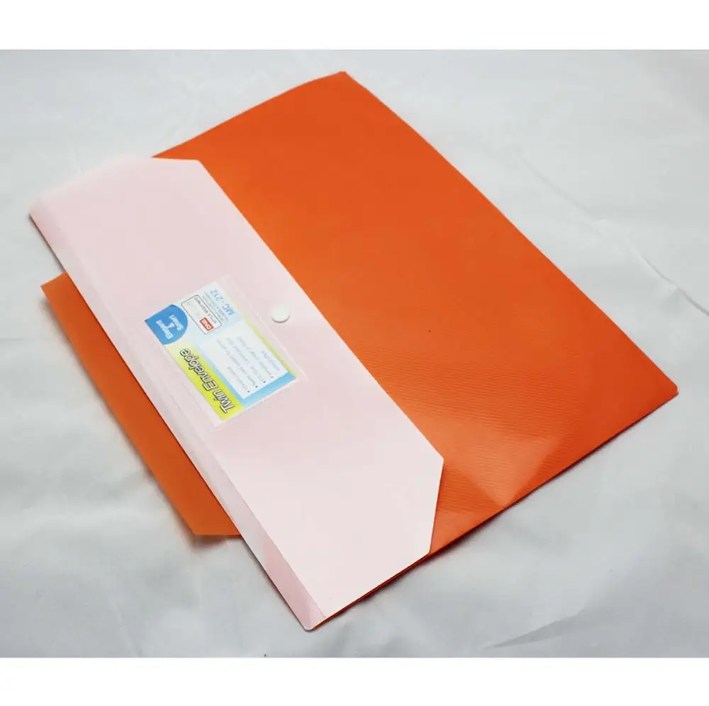Eco-friendly beautiful custom logo printing A3 or A4 or A5 size clear holder file transparent plastic folders