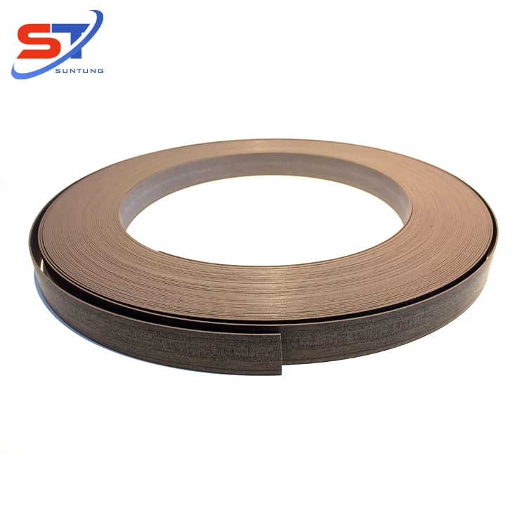 Manufacturer Wood Grain PVC Plastic Edge Binding Tape Edgebands
