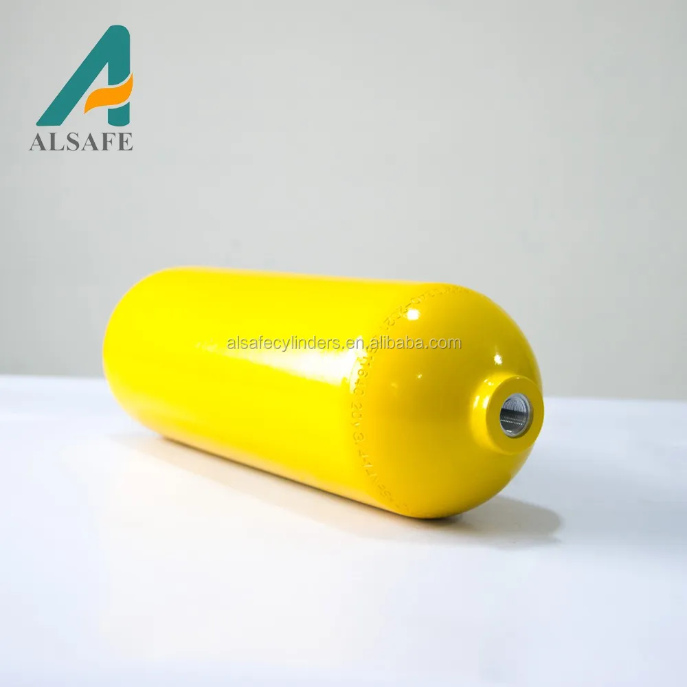 Алюминиевый маленький аквариумный CO2 ЦИЛИНДР 3,2 л, одобренный CE