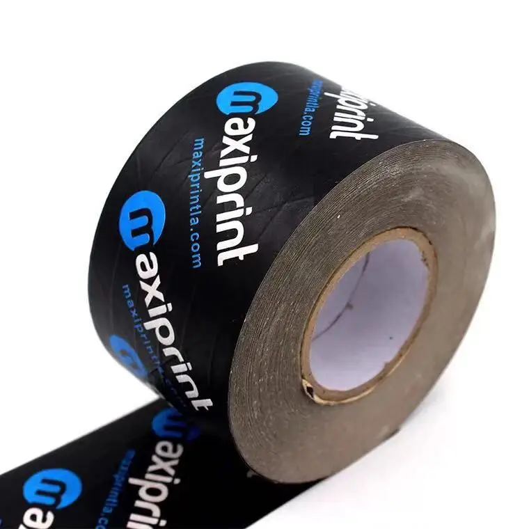 3% Discount Hot sale cheap environmentally friendly water activated black custom printed reinforced kraft paper tape
