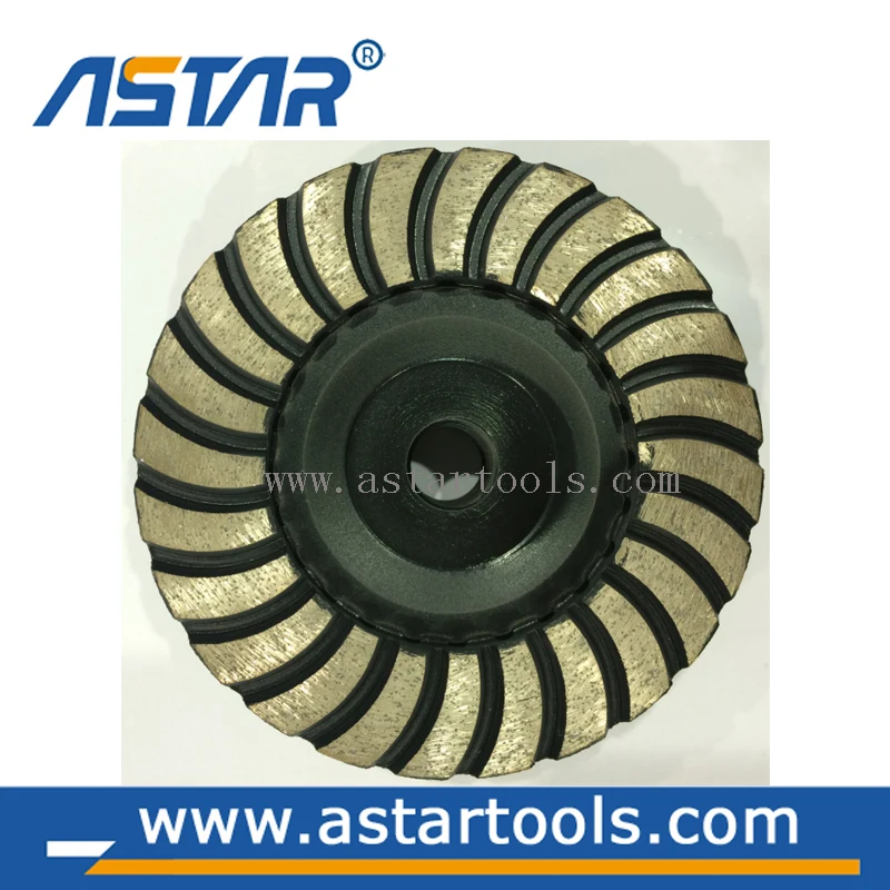 4 inch double layers  diamond grinding cup wheel