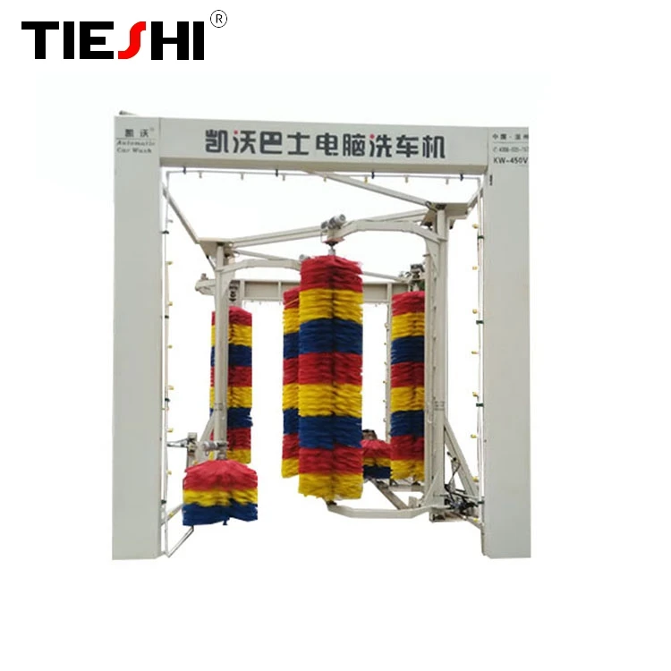 Wholesale Lavadero De Autos Manufacture Factory Fully Automatic Tunnel Bus Wash Machine