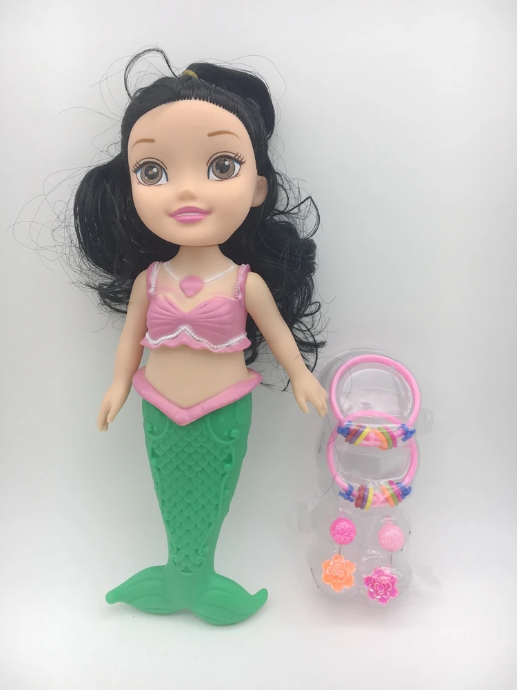 2018 new hot fashion mermaid ariel princess doll with accessories girl gift toy