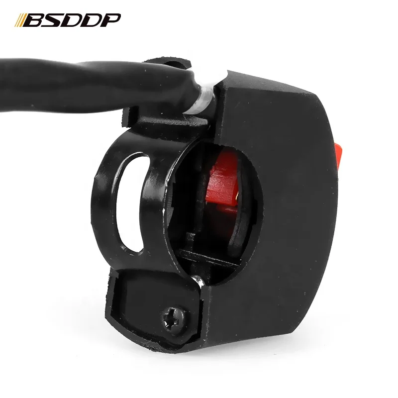 Motorcycle switch mountain bike electric car faucet two-line  flameout  headlight modification