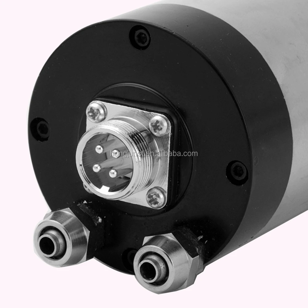
4 bearing water cooled 3KW spindle motor 220V 100MM diameter 4 pcs bearing ER20 GDZ-100-3.0 
