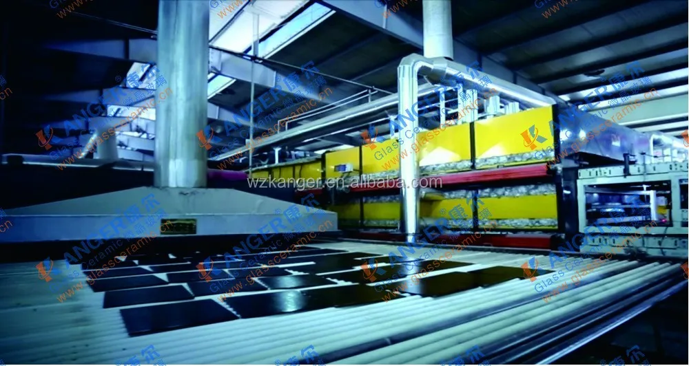 
2018 KANGER High temperature black ceramic glass for radiant cooker plate 