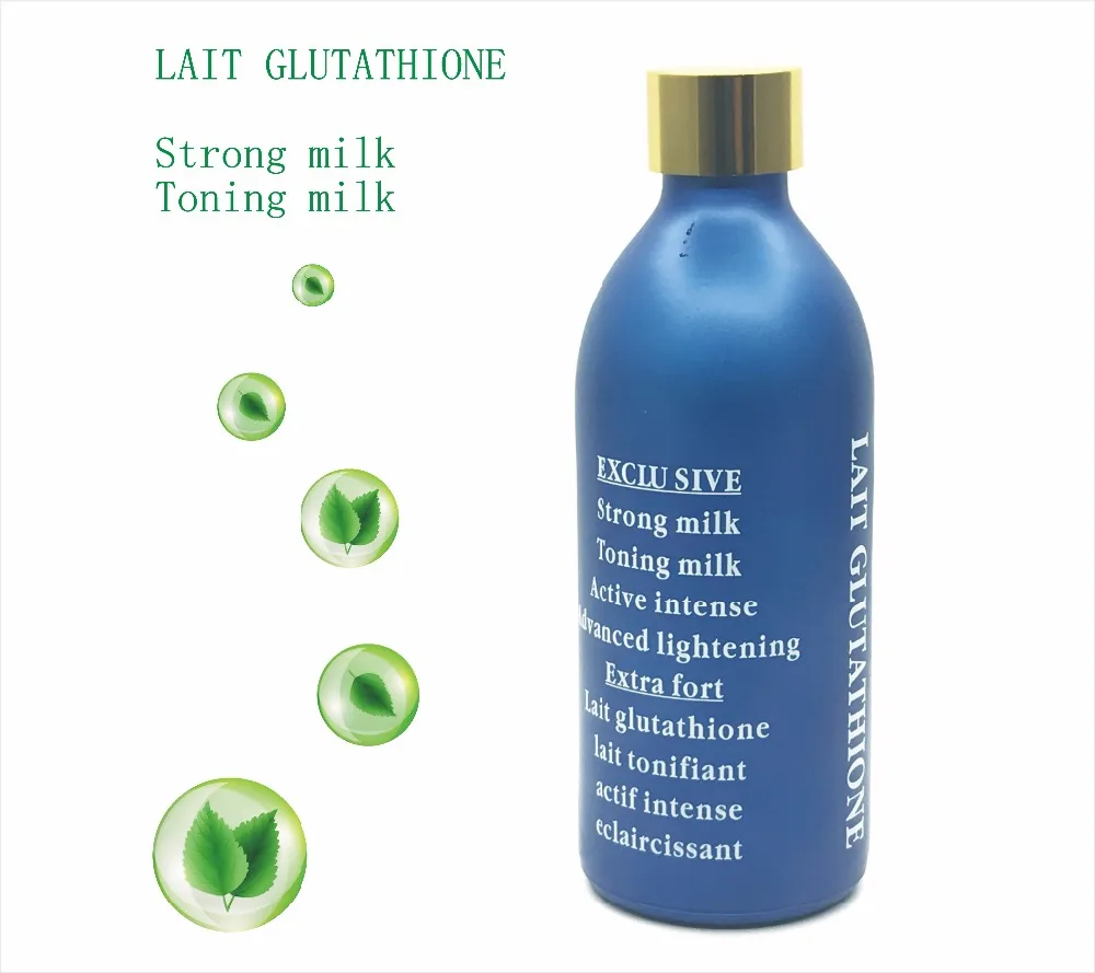 Best Blue Lait Gluta 250ml OEM Organic Advanced Lighten Strong Milk Whitening Body