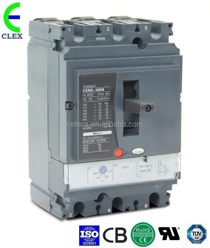 Manufacturer good quality three phase NSX100 40A MCCB 3p molded case circuit breaker