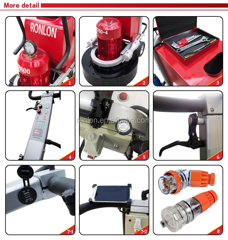 R590 grinding polishing machines used electric concrete floor grinding machine