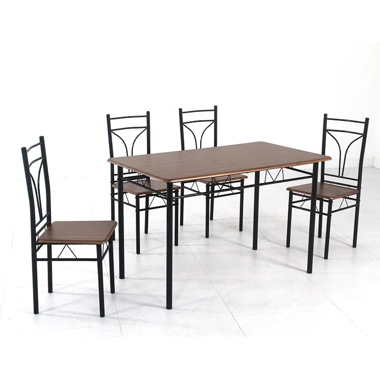 Modern style dining room sets wooden board dining table DS-03