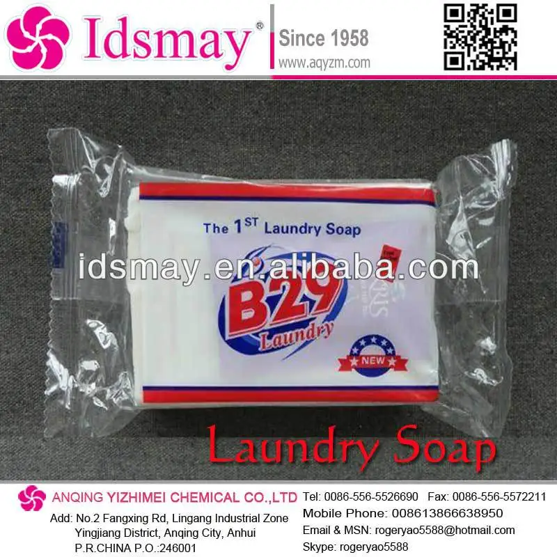 Whitening B29 Laundry Soap with TFM 65%