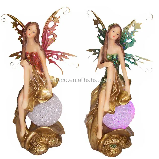 Miniature angel figurine western angel figurine resin wing angel figurine