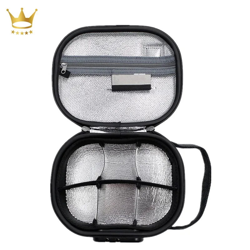 Fashion Lockable EVA Hard Smell Proof Carrying Case with with Handle