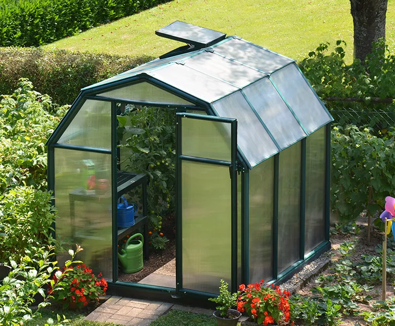 polycarbonate mini wood garden houses