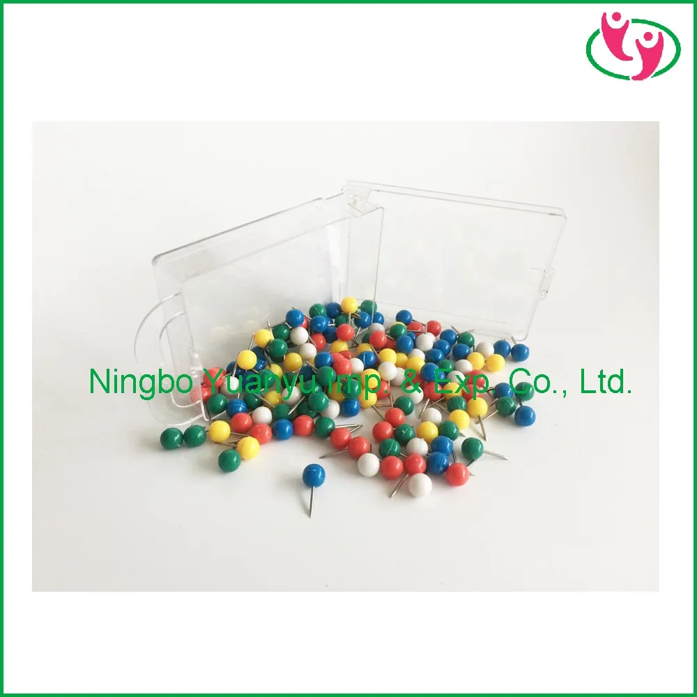 Высокое качество красочные круглые шаровой головкой карта пуш-ап