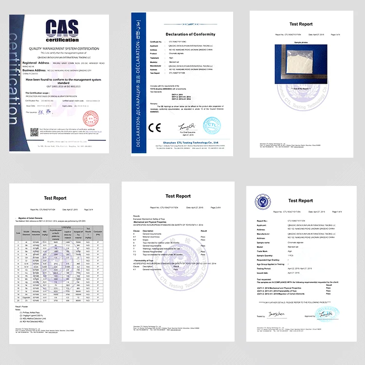 Birthday gifts baby mould casting chromatic alginate impression material powder