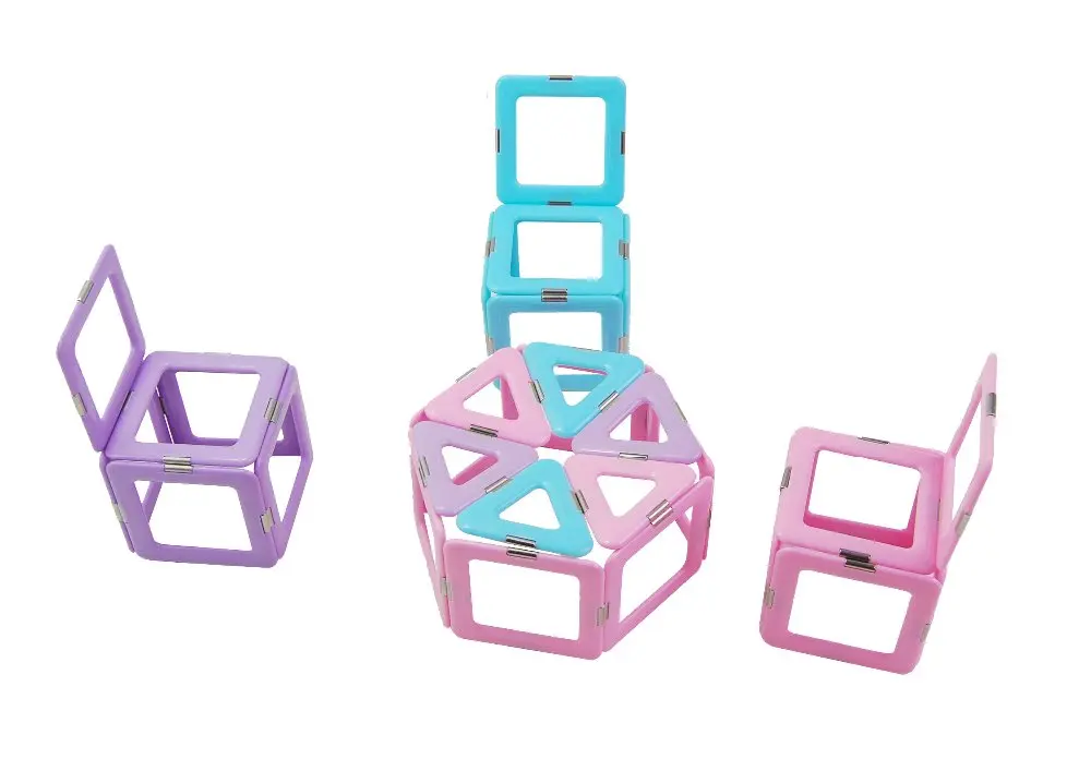 Новинка 3D милый робот «сделай сам» научная игрушка магнитные строительные плитки развивающие блоки для