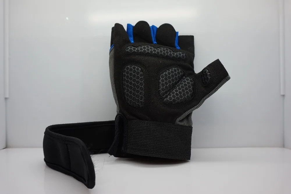 Cheap Price Training Workout Exercise Gym Weightlifting Fingerless Gloves With Wrist