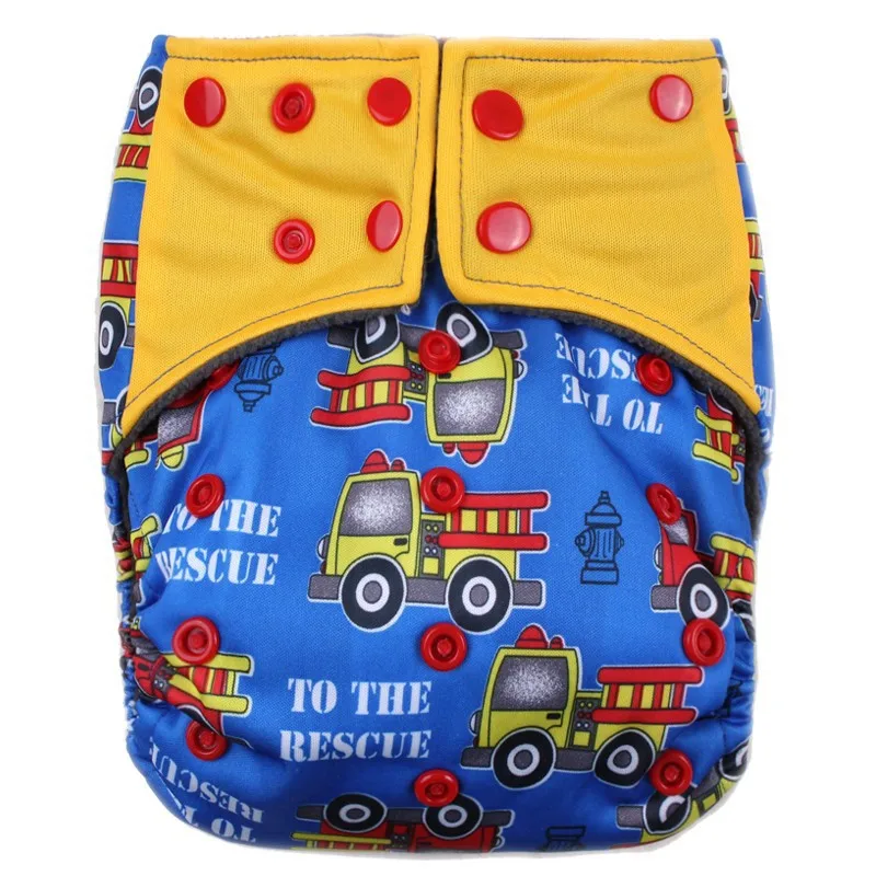 Таможня напечатала Многоразовые моющиеся; Один размер подходит всем для новорожденных AIO ткань пеленки
