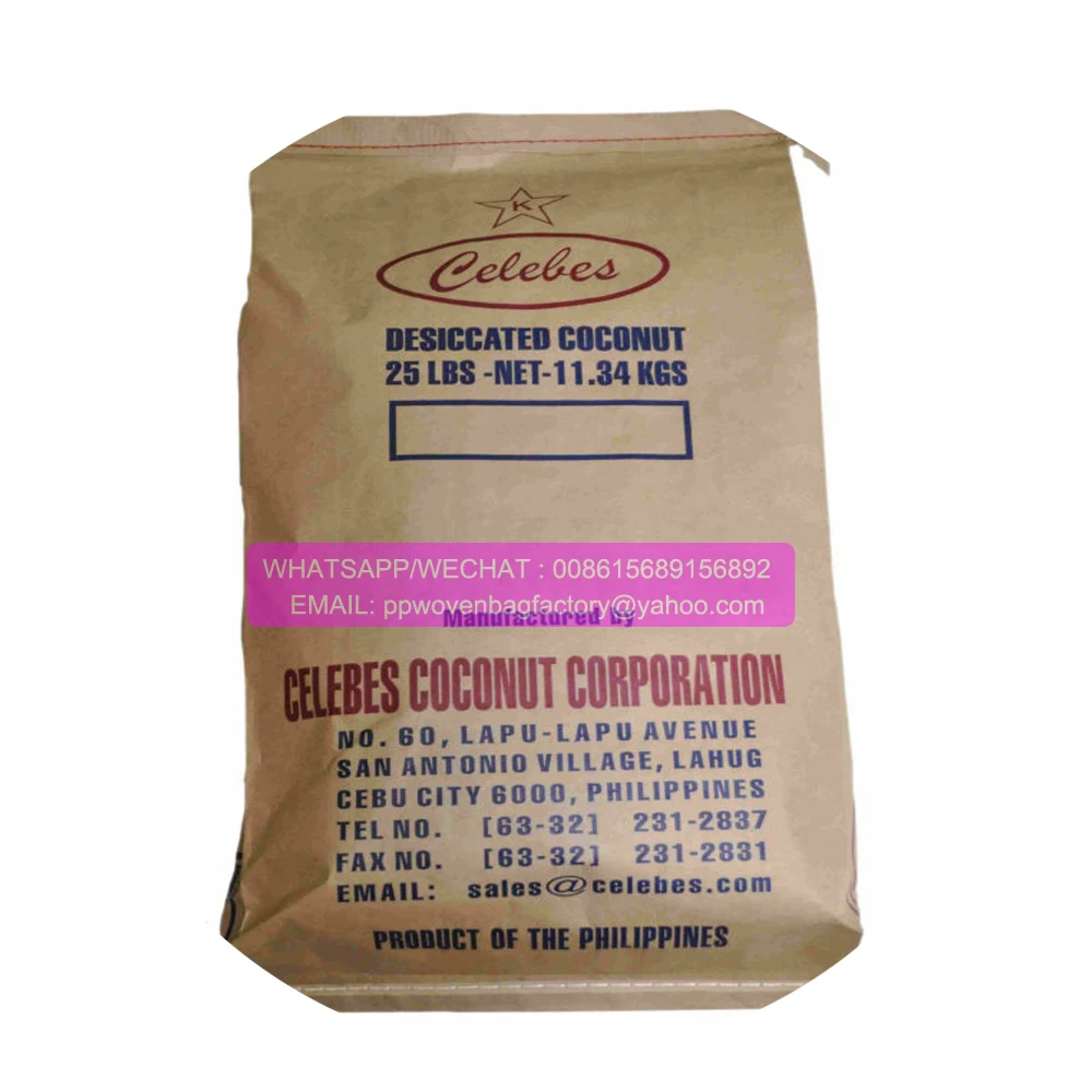 25kg Wheat Seeds Pp paper bag Packing Bag 25kg 50kg 15kg packing