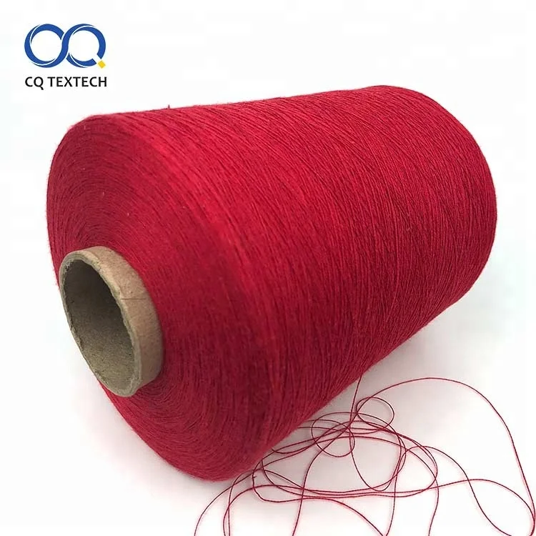 Factory direct price acrylic dyed TC cotton yarn,eco-friendly embroidery thread