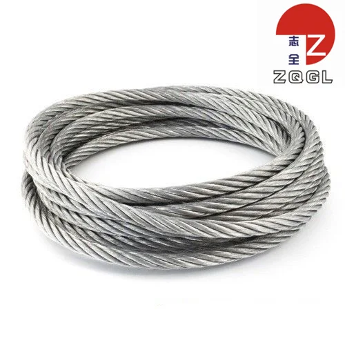 Expressway steel galvanized steel wire strand  safety wire rope barrier