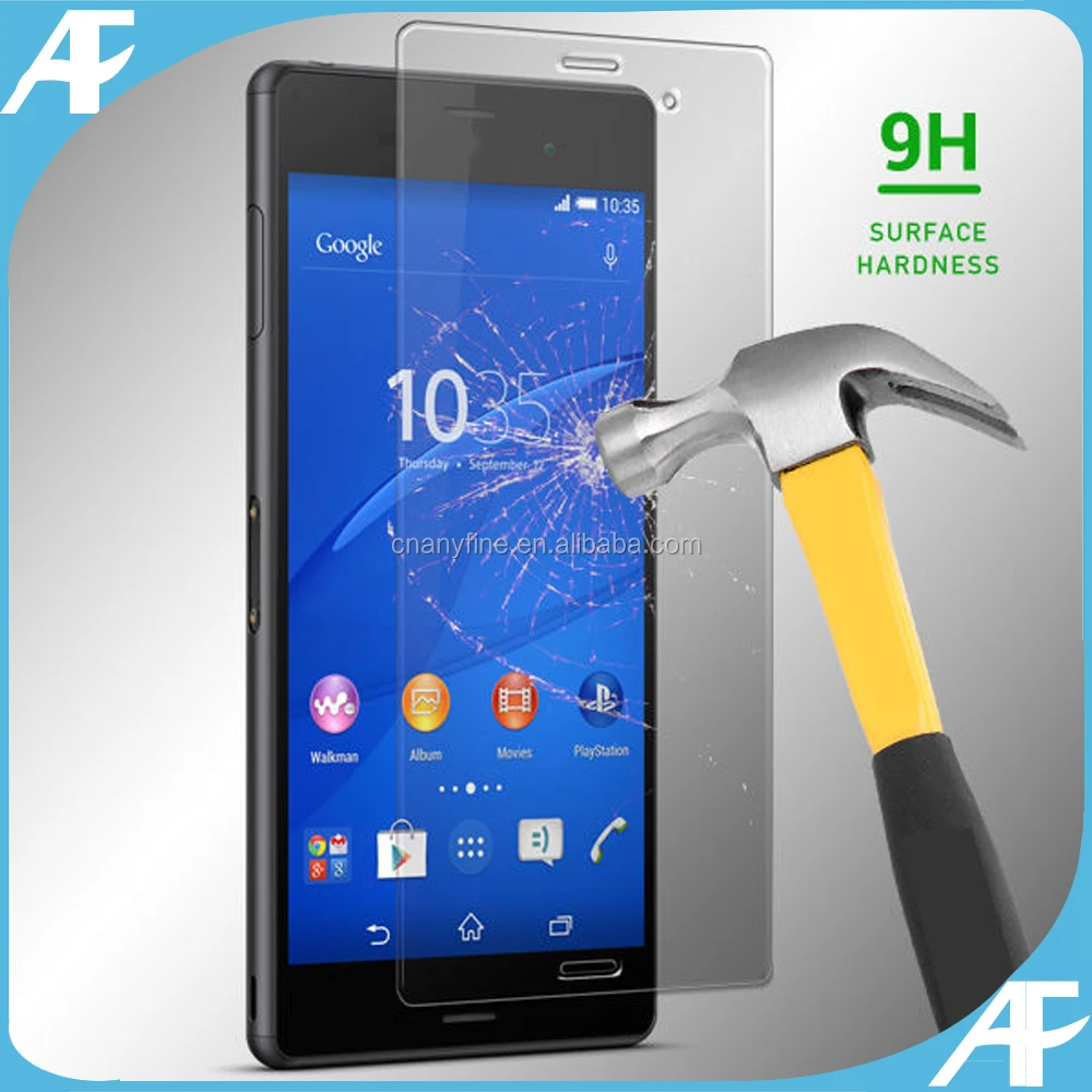 100% оригинальное Закаленное стекло Защитная пленка для ЖК-экрана Sony Z3