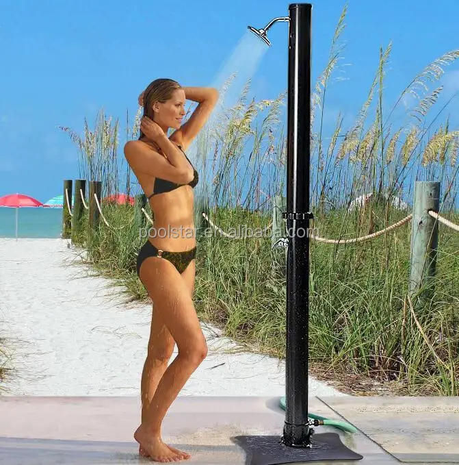 Poolstar P2601 Outdoor Solar Shower Head Free Standing Easy Set Up Made of Durable PVC Material
