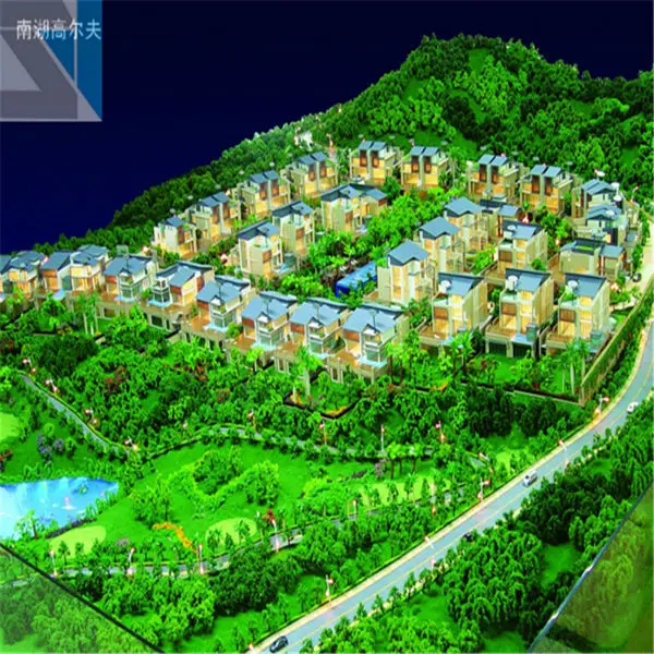 Stunning beautiful real estate model, amazing architectural mode l plan