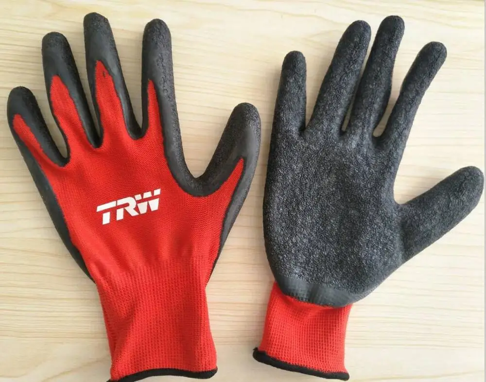 Cheap Competitive Price Popular Green Latex Coated Gloves