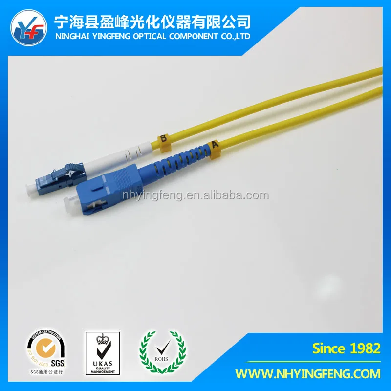 Разной длины дешевые стоимость волоконно-патч-корд SC-LC SM SX 9/125 optic Zipcord соединительный кабель патч-корды