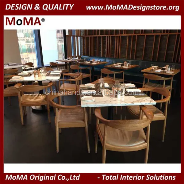Hot Selling  Professional Commercial Restaurant Furniture Wooden Restaurant Dining Set