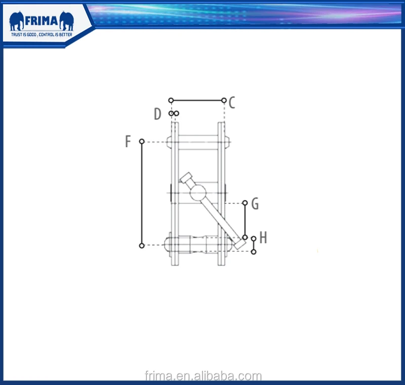 20Ton  Lifting Steel Beam Clamp Girder Clamp Clamp