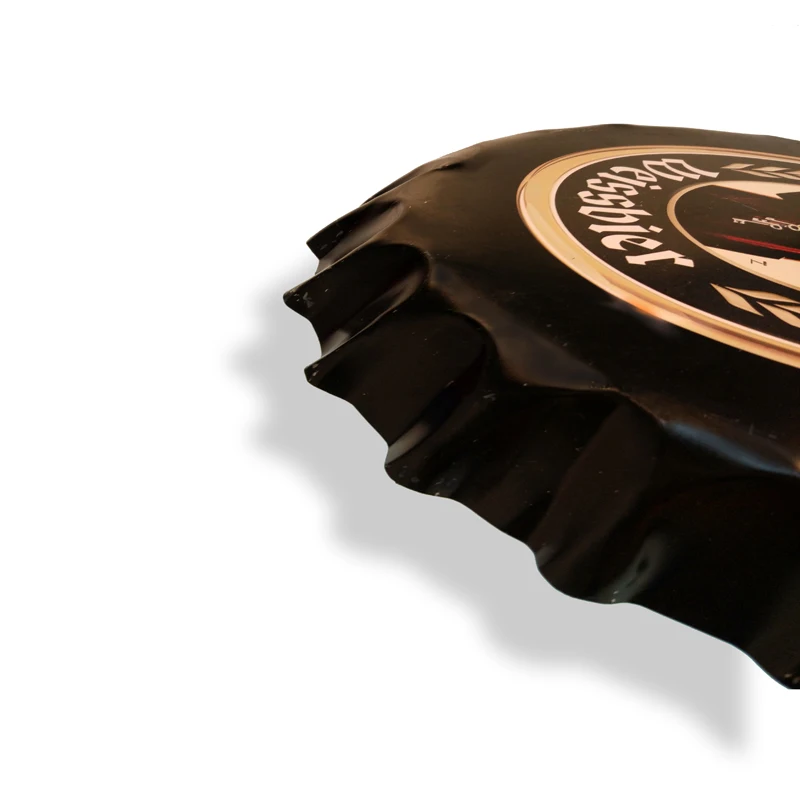 OEM Retro Style Metal Wall Hanging Deco Souvenir Beer Cap Tin Sign Is Vintage Metal Sign For Home Design Deco Bar Wall Stickers