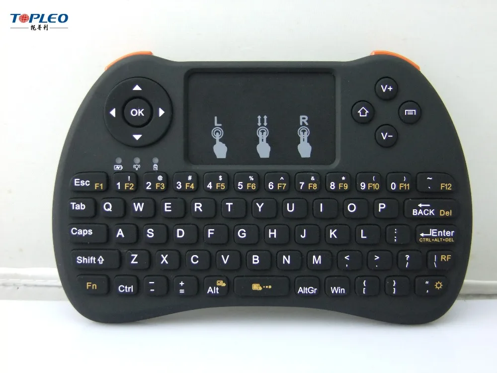 в использовании высокого качества новый 2.4 Г беспроводная клавиатура и Летать мышь Сенсорная Панель для ПК Android TV BOX