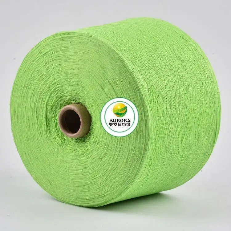 Wholesale regenerated cotton sock yarn open end yarn for knitting machine dyed sock yarn