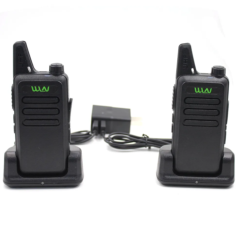 1 Km Range 2x Mini Hand Held Two Way Radio Wln Kd-c1 Portable Uhf 400-520mhz 5w Power 16 Channel Kdc1 Transceiver Walkie Talkie