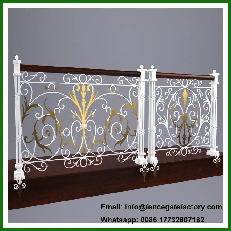 simple steel wrought iron balcony railing iron grill for balcony
