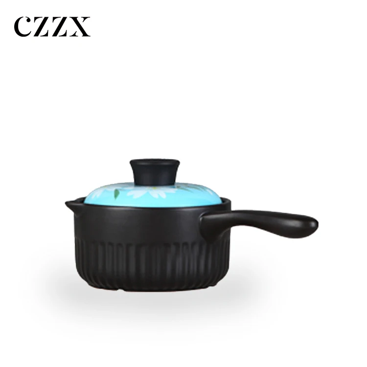 Cheap Bulk Cookware Kitchen Mini Ceramic Casserole Cooking Pot Food Warmer Set For Home Use