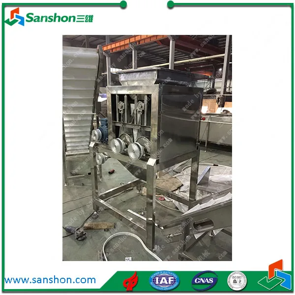 China Chilli Pepper Half Cutter Core Seed Remover Machine