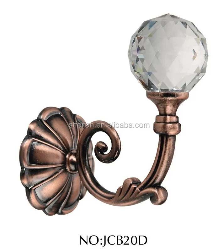 
JCB20 curtain tiebacks metal hook metal crystal tieback 